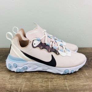 NEW Nike React Element 55 SE Barely Rose